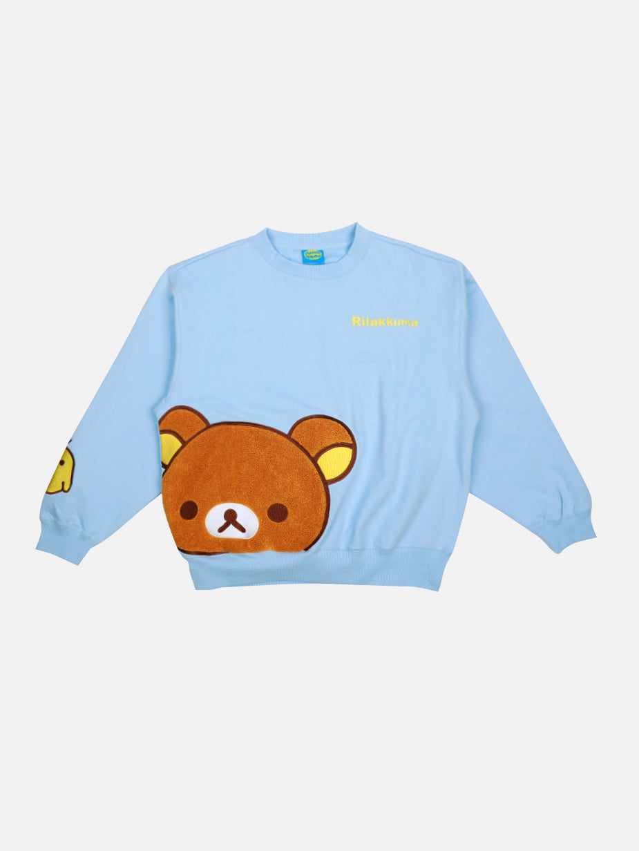 Kiiroitori & Rilakkuma Crew Neck Sweatshirt | Official Apparel