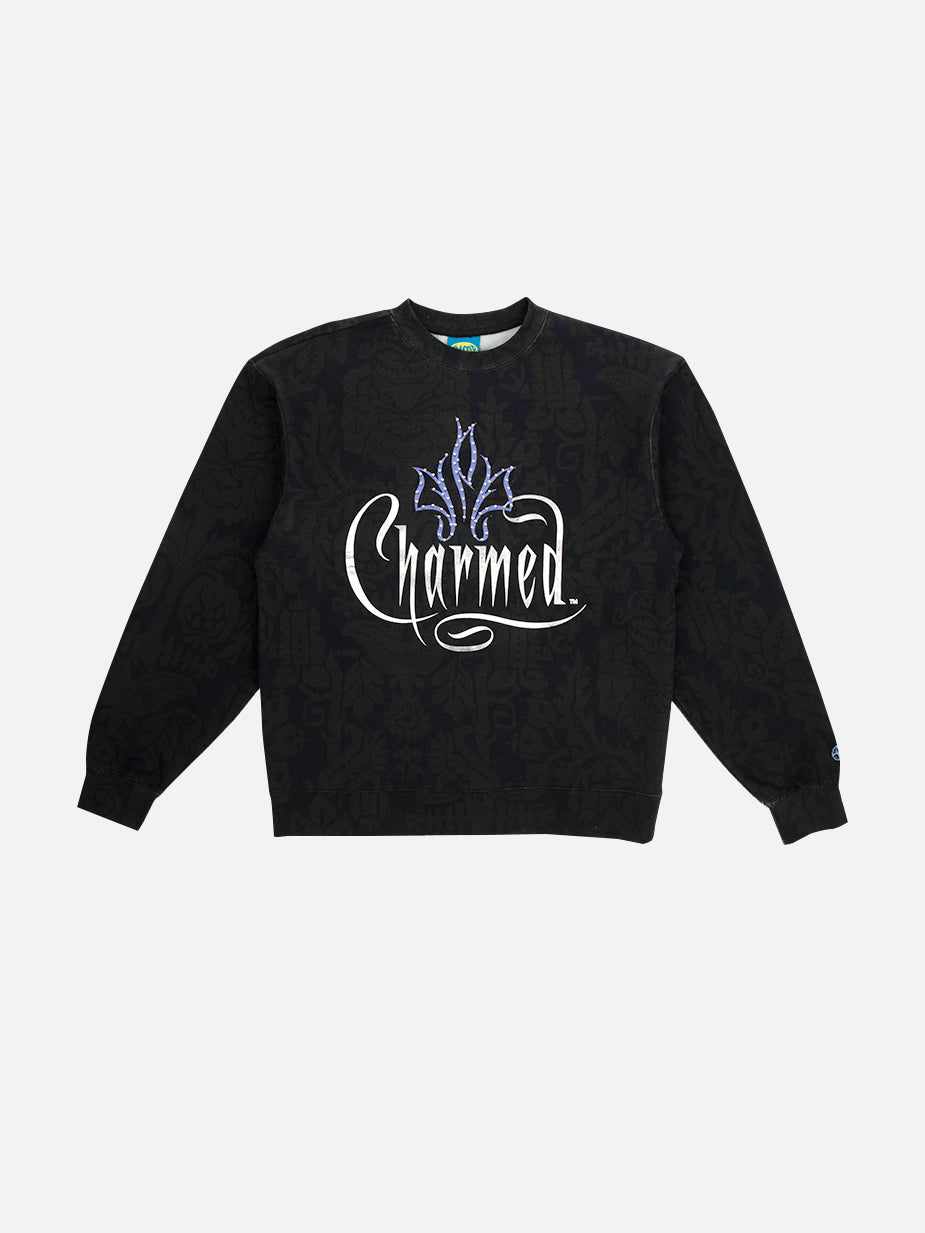 Charmed Trihorn Black Crew Neck Sweatshirt – DUMBGOOD