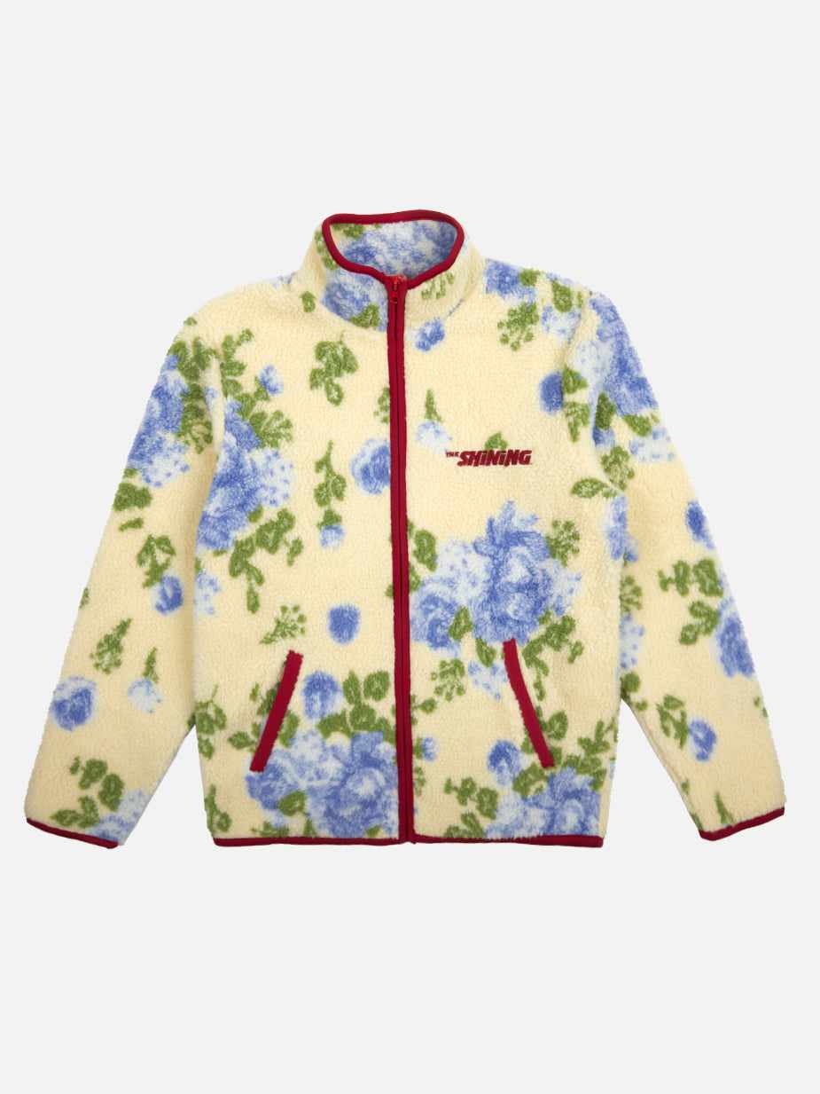 Twins Floral Wallpaper Sherpa Jacket | Official Apparel