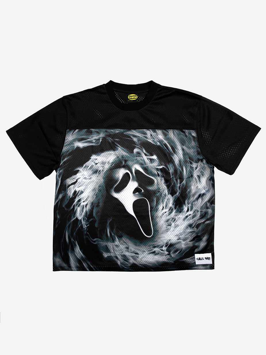 Changes Scream Ghost Face Angled Mask T-Shirt (Small) Black