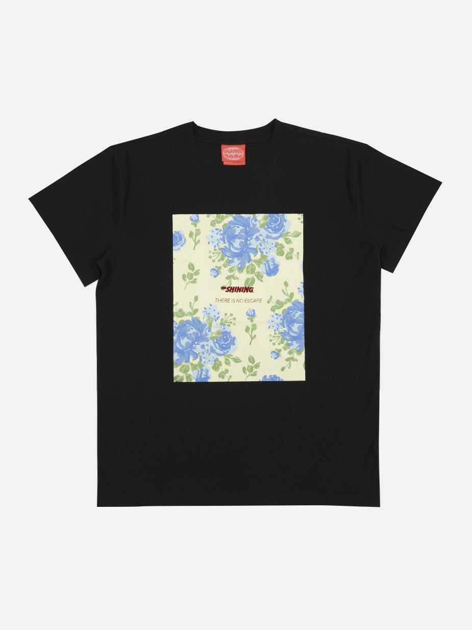The Shining No Escape Wallpaper Black Tee | Official Apparel