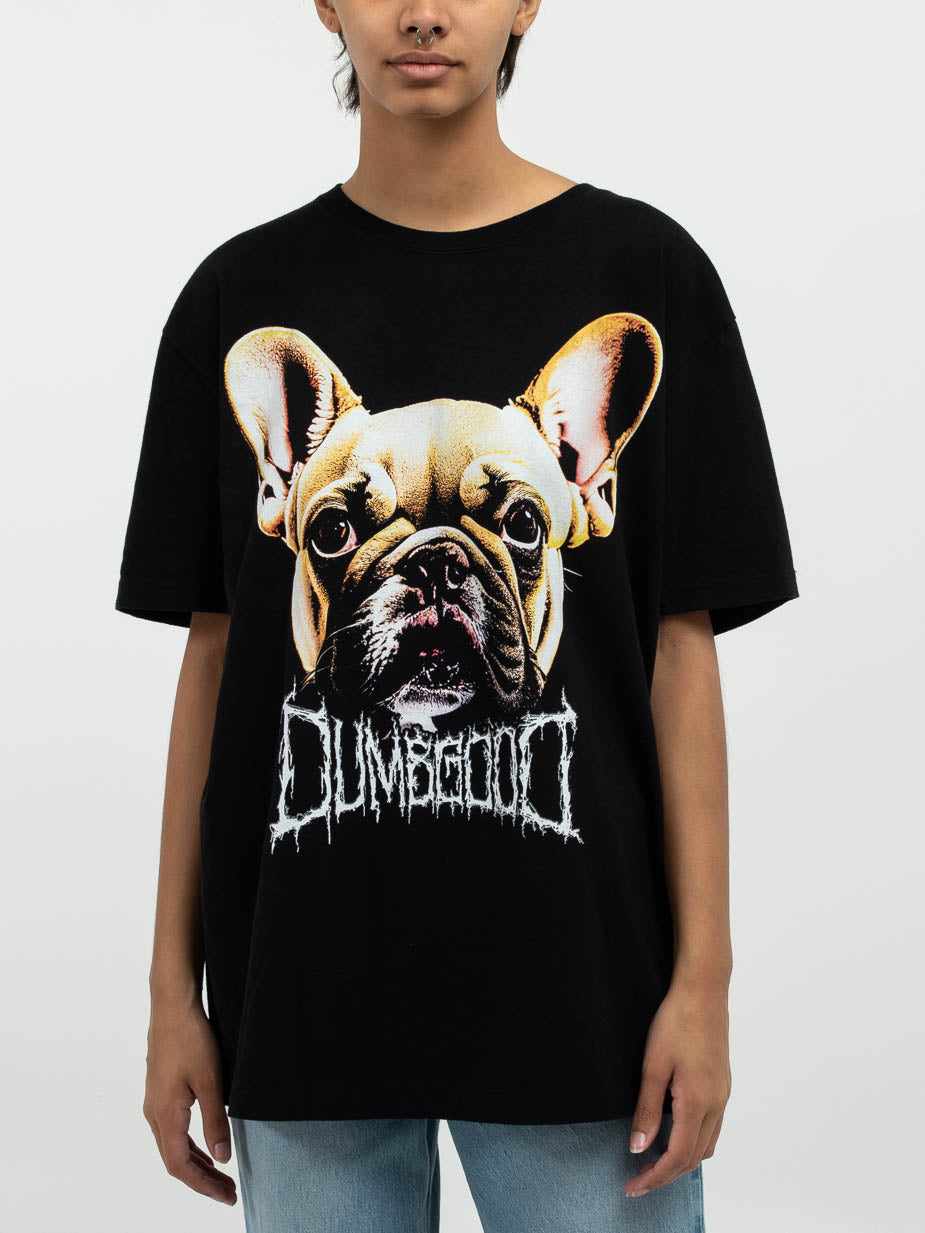 Frenchie Black Tee | Official Apparel & Accessories | Dumbgood™ – DUMBGOOD