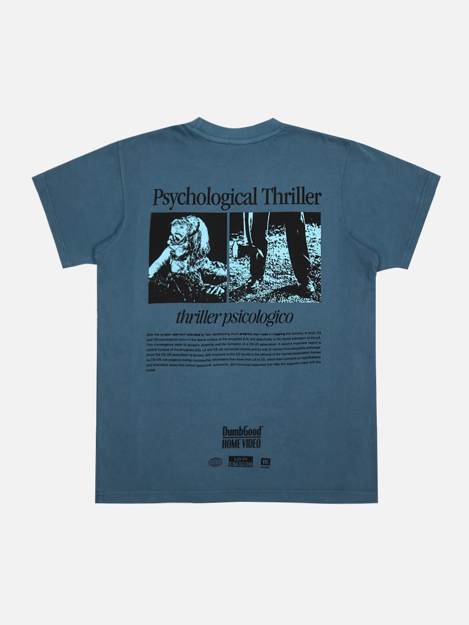 Psychological Thriller Blue Tee | Official Apparel & Accessories | Dumbgood™