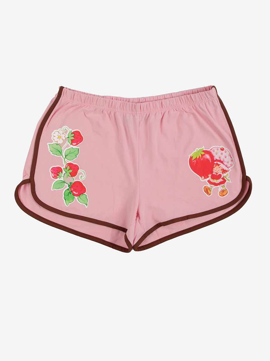 Strawberry Shortcake Pink Lounge Shorts | Official Apparel