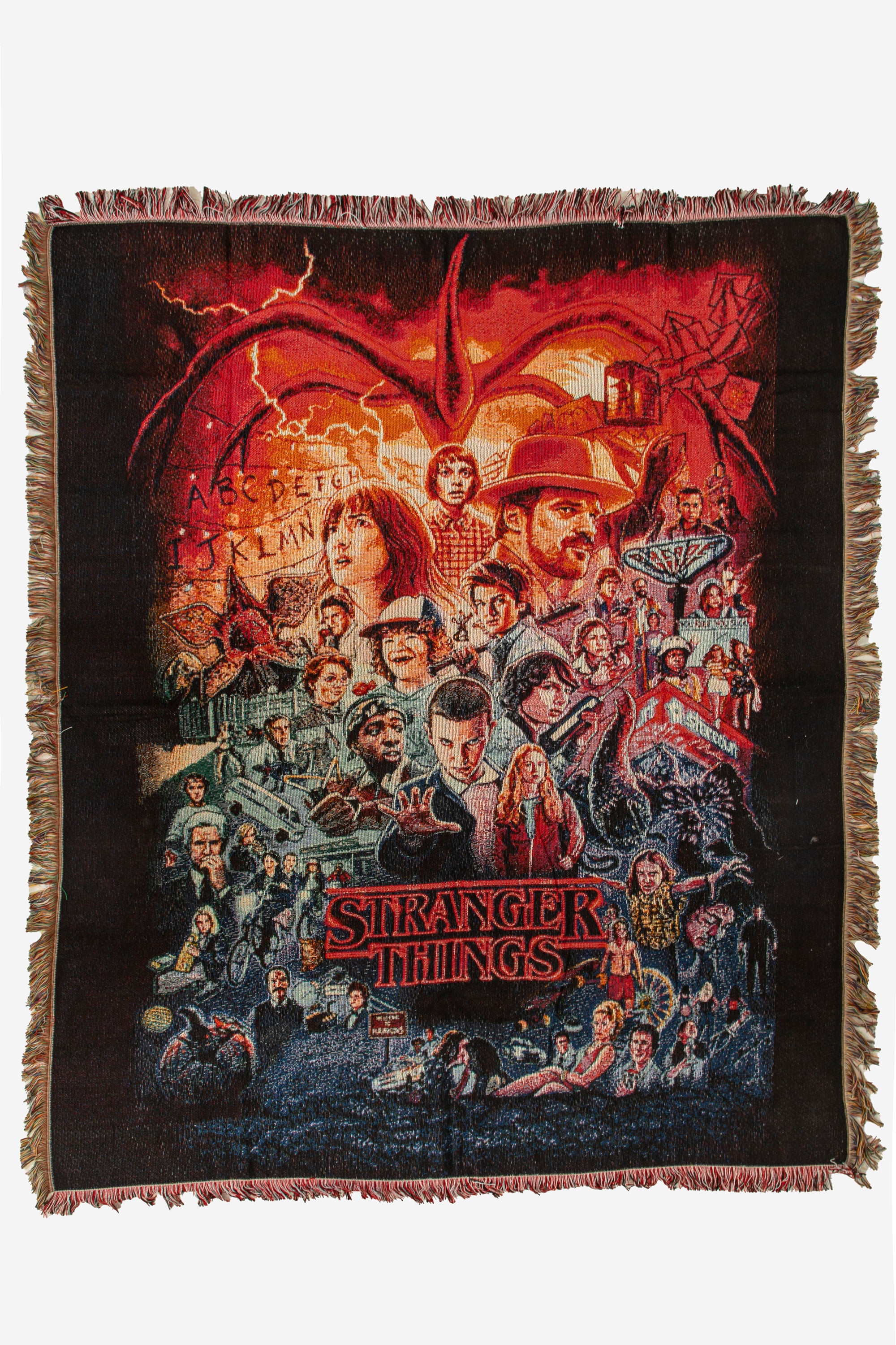 Stranger Things Poster Tapestry Blanket | Official Apparel & Accessories | Dumbgood