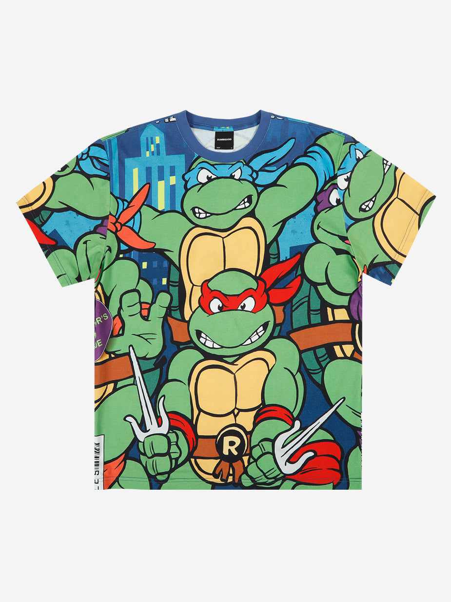 Ninja turtles store all over print shirt