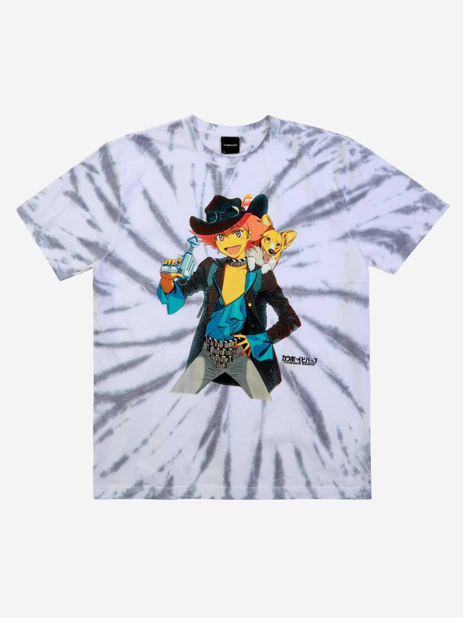 Cowboy Bebop Edward and Ein Tie Dye Tee – DUMBGOOD