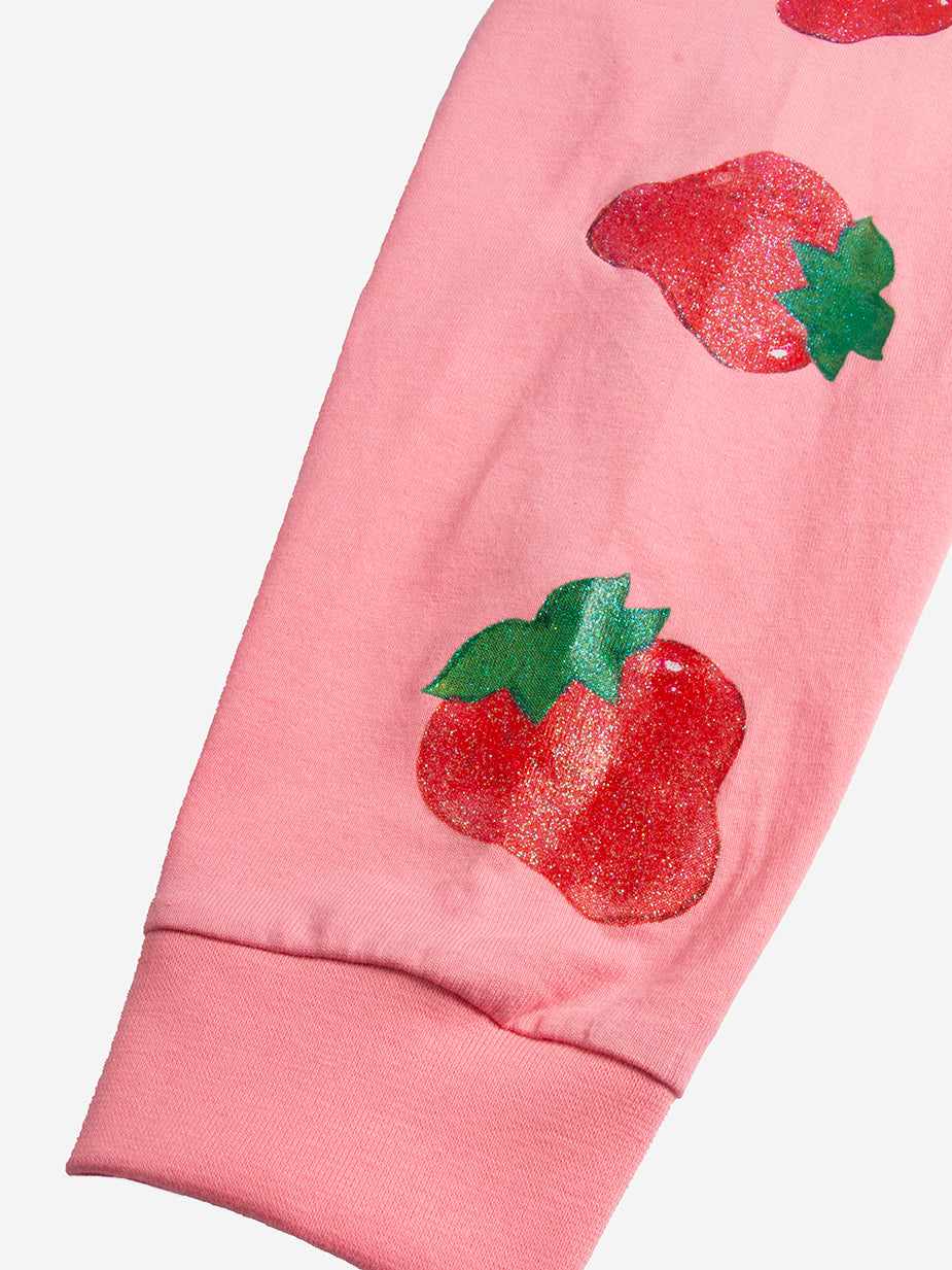 Strawberry Shortcake Gift of Strawberries Distressed Long sleeve