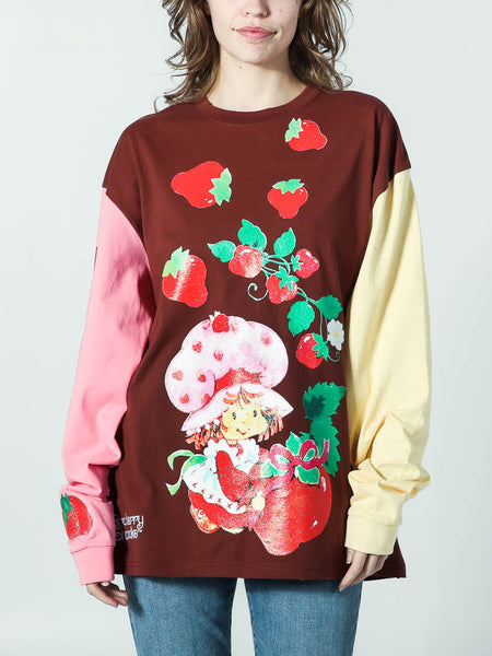 Strawberry Shortcake Characters Layered Long Sleeve T-Shirt