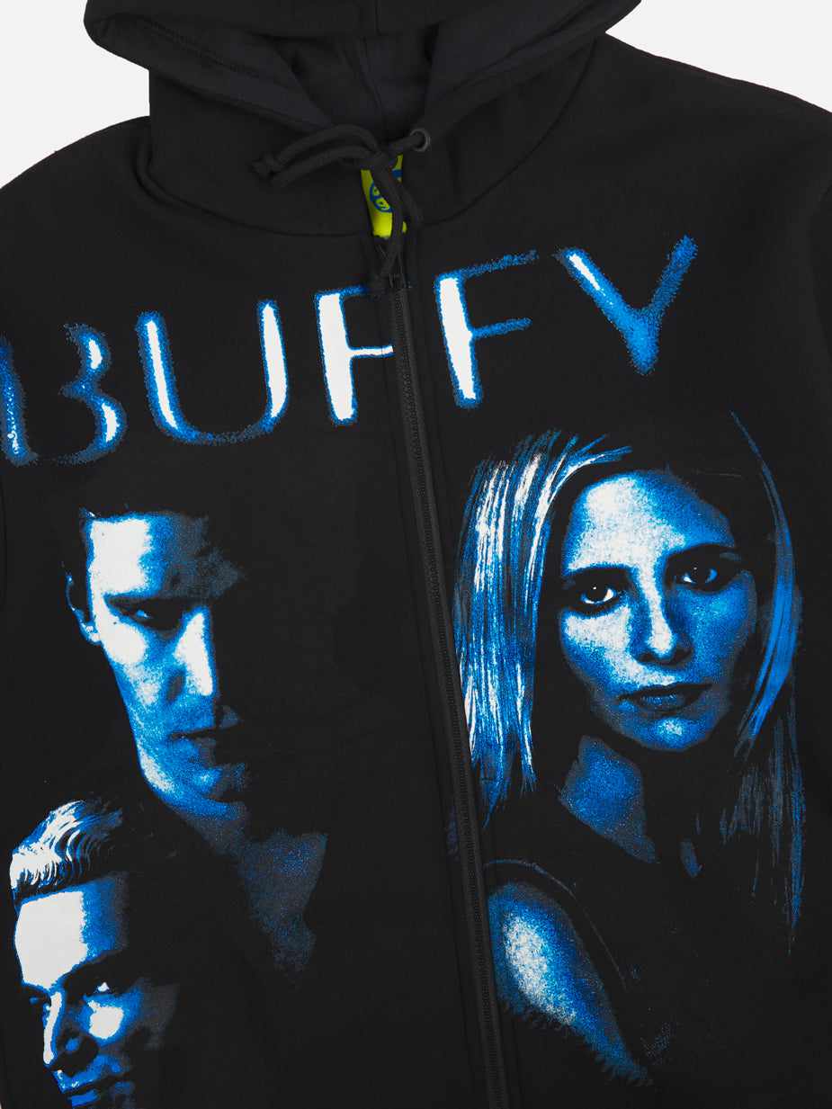 Buffy the Vampire Slayer Logo Officially Licensed Pullover cheapest Hoodie Black Size M