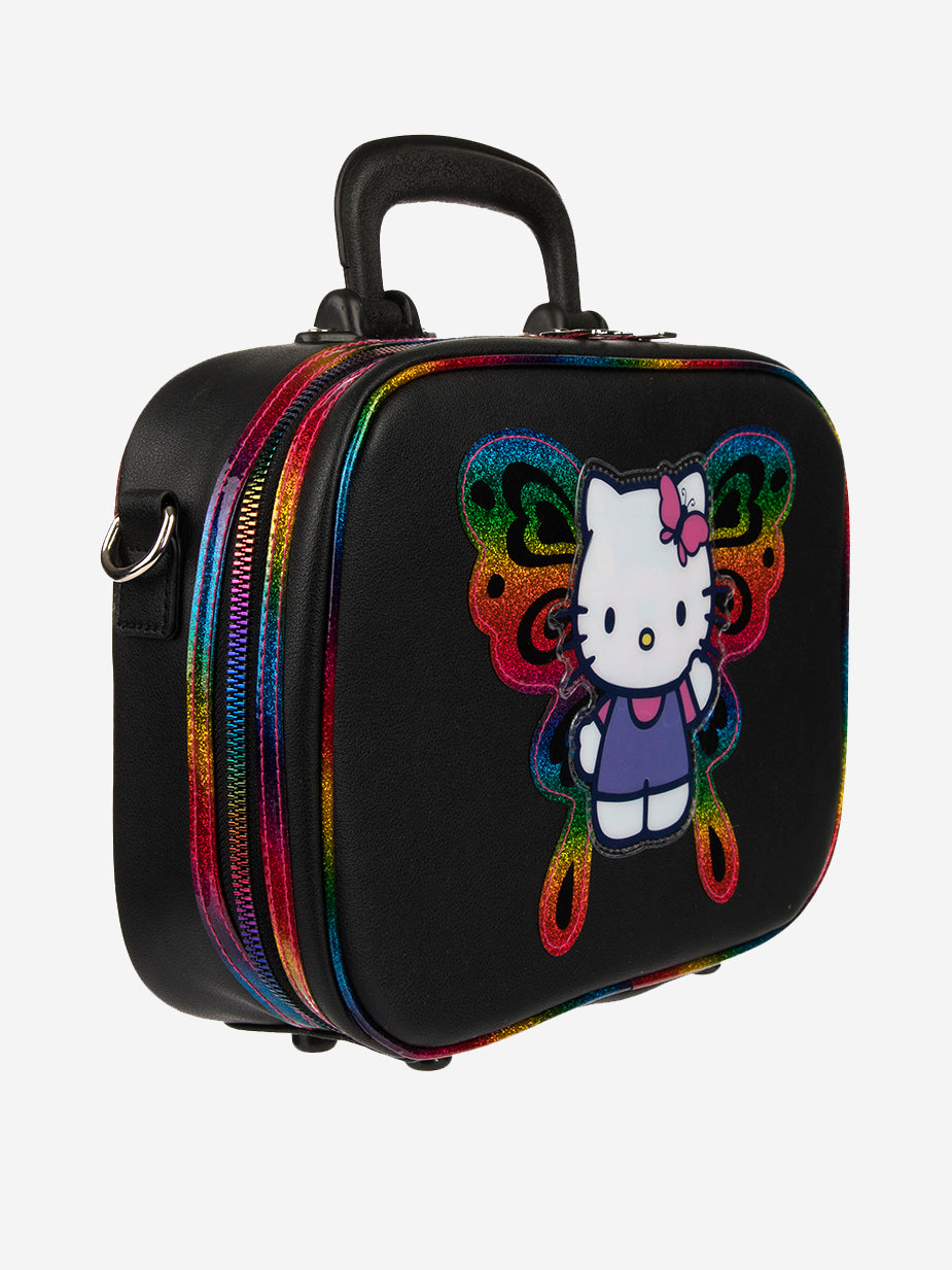 Hello Kitty Butterfly Mini Suitcase Crossbody