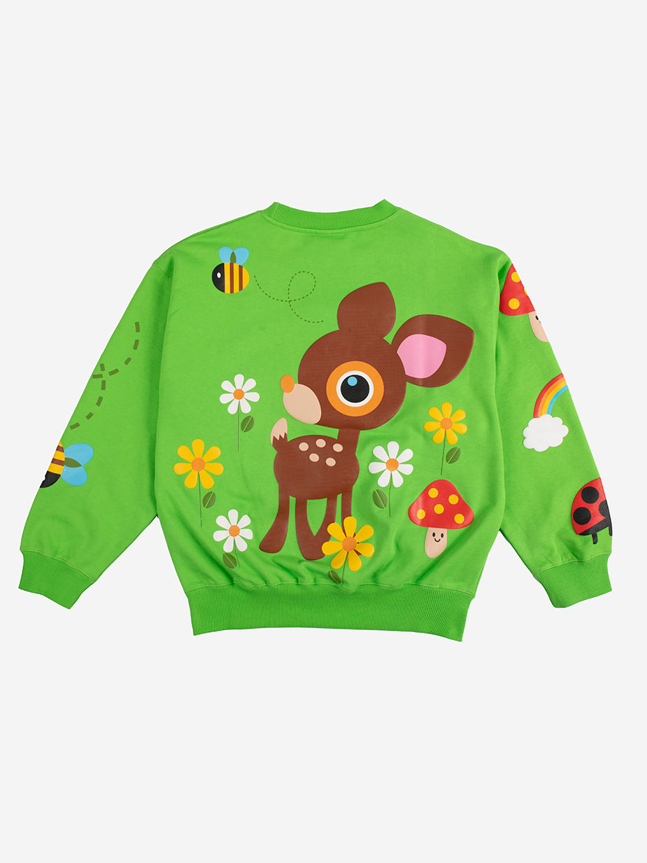 Deery-Lou Green Sweatshirt