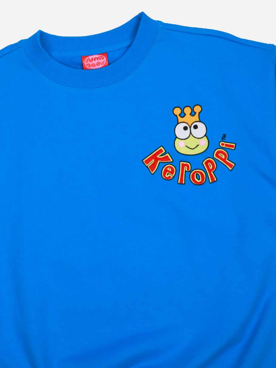 Dumbgood shops keroppi puffy paint sweatshirt