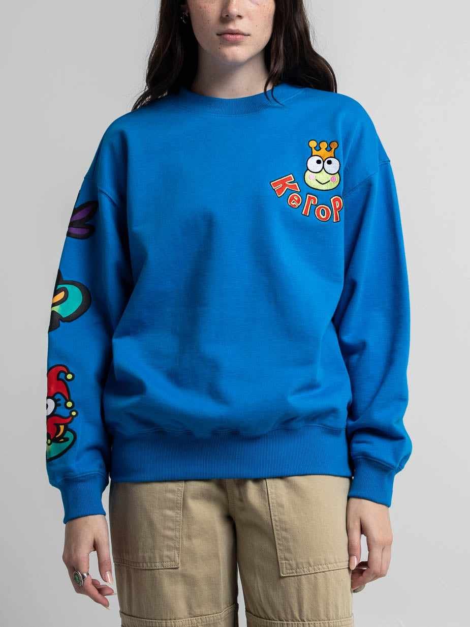 Keroppi Puff Print popular Sweatshirt (Size: Small)