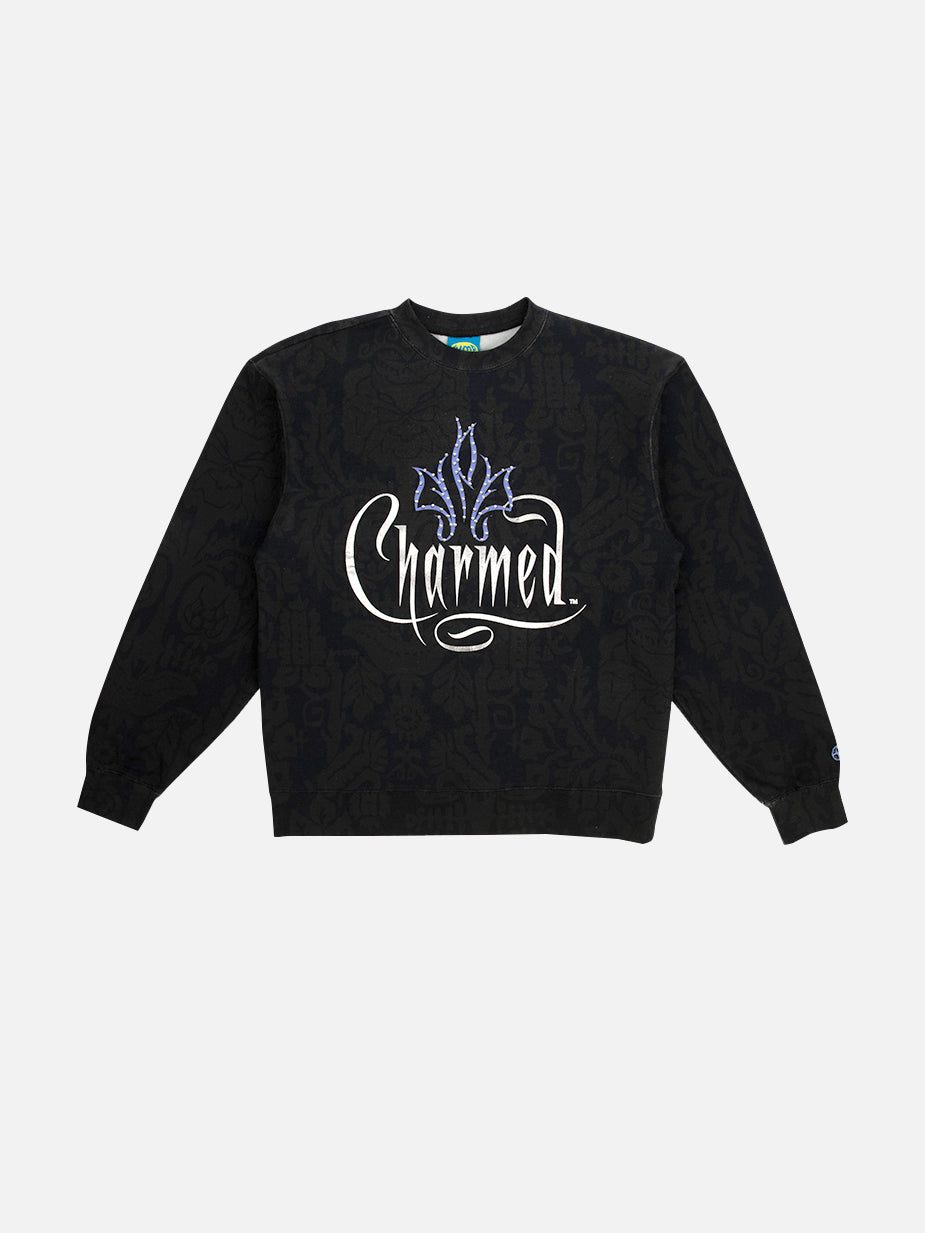 Trihorn Black Crew Neck Sweatshirt