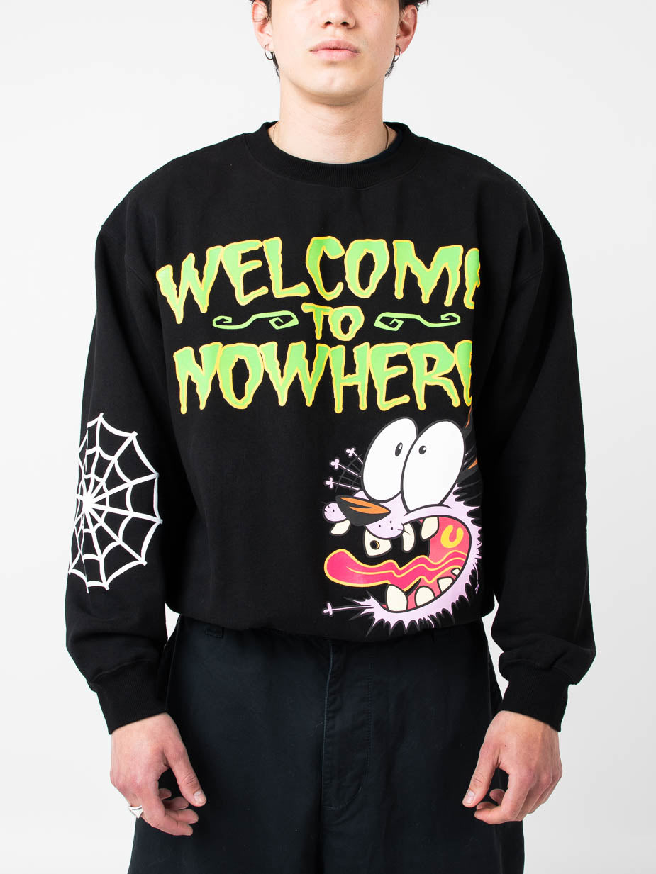 Welcome To Nowhere Crew Neck Sweatshirt