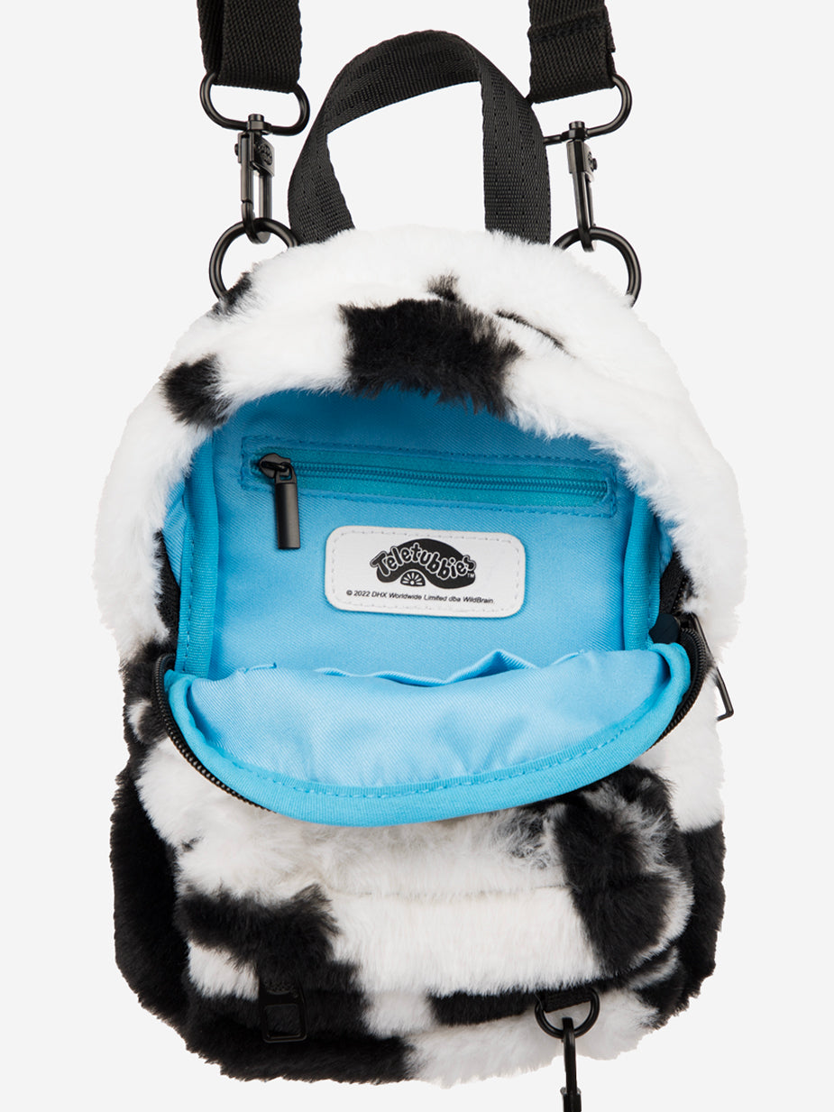 Fuzzy Cow Print Mini Crossbody