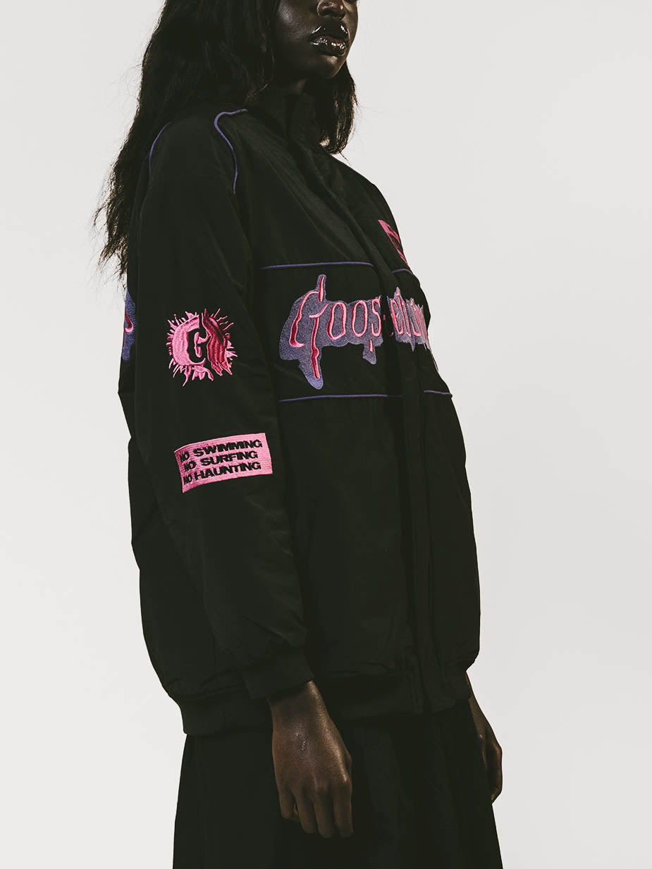 Scary Fun Black Racing Jacket