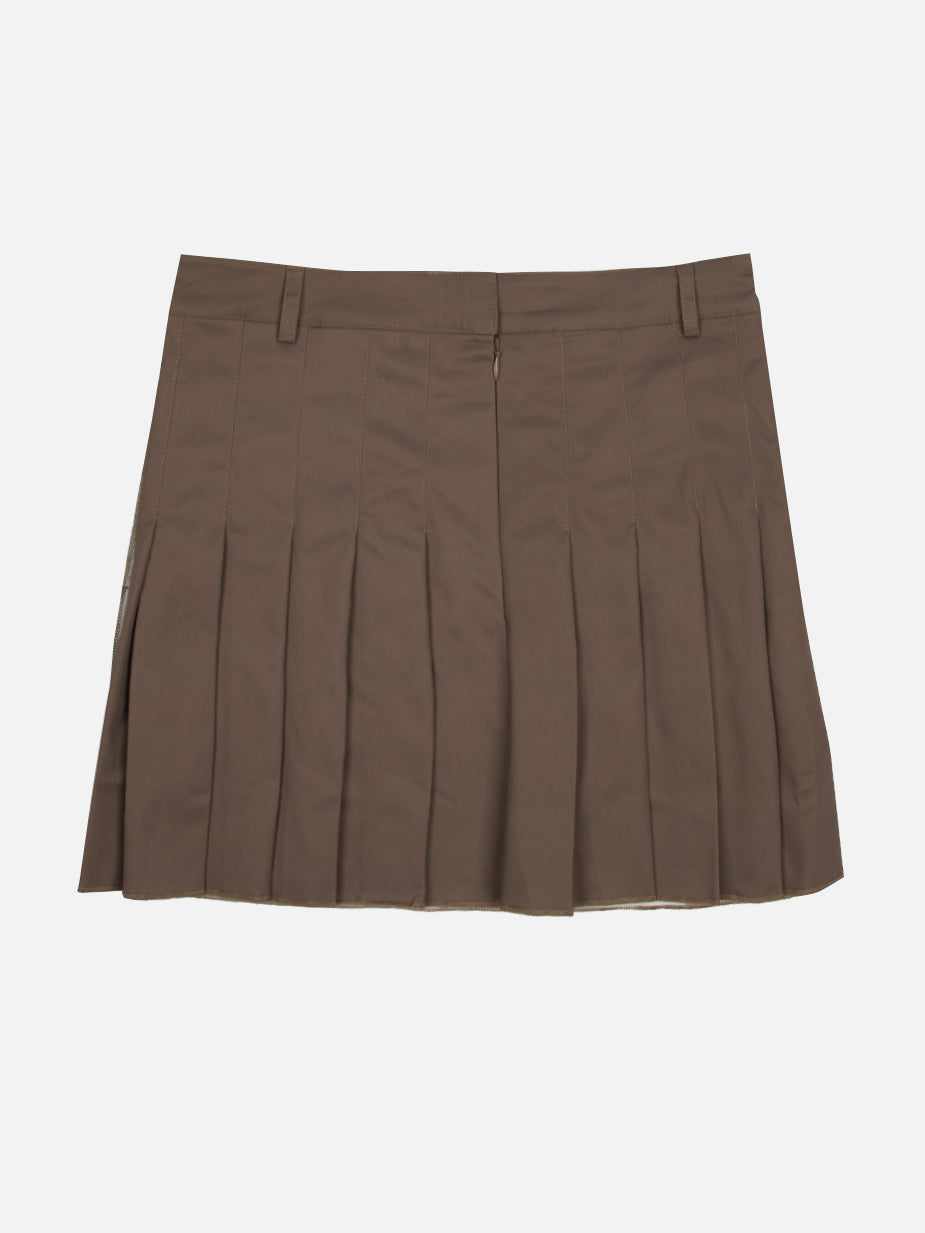 Rilakkuma Face Pleated Back Mini Skirt | Official Apparel Rilakkuma Face Pleated Back Mini Skirt | Official Apparel