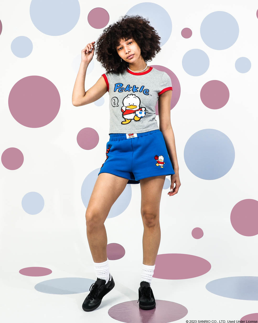 Pekkle Puff Print Blue Boxing Shorts