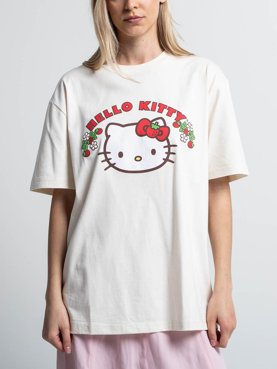 Hello Kitty Strawberries Puff Print Tee