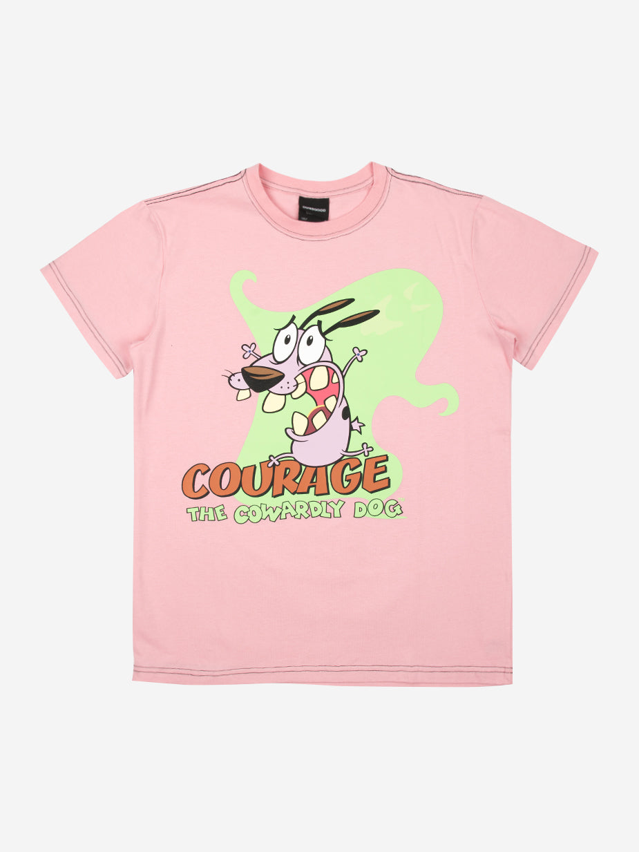 Ghost Puff Pink Tee