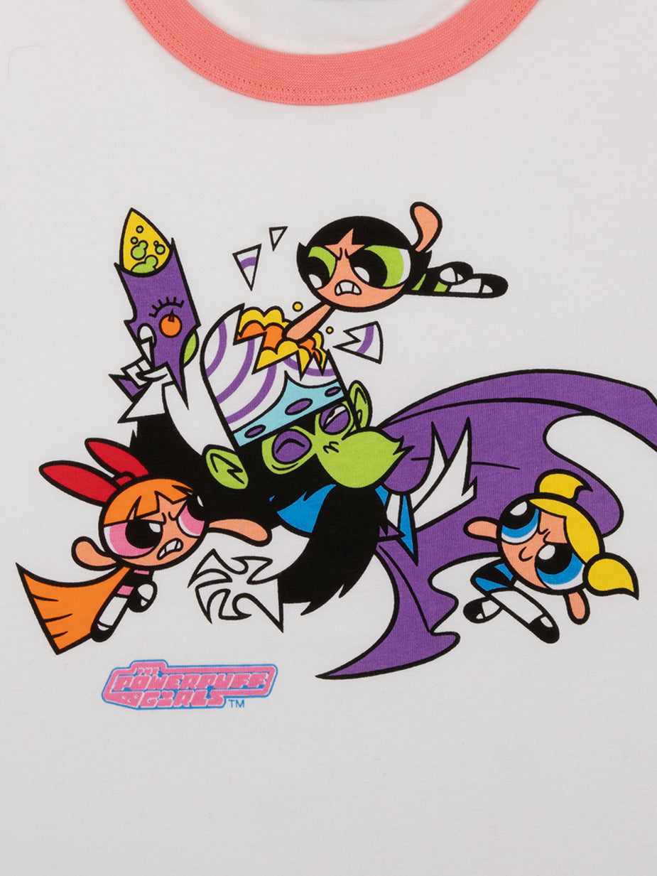 Powerpuff Girls Battle Baby Ringer Tee | Official Apparel
