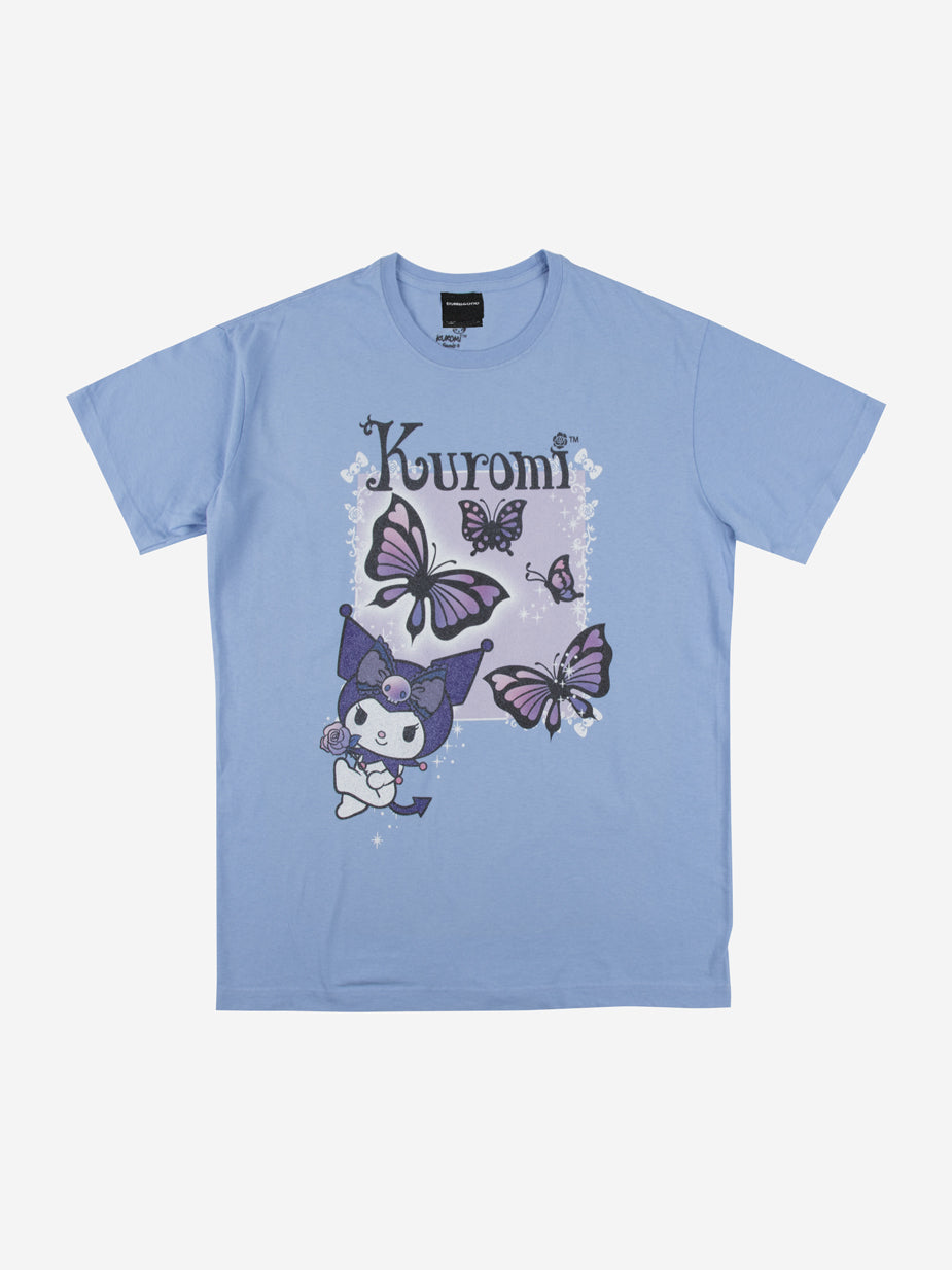 Kuromi Butterfly Lavender Tee