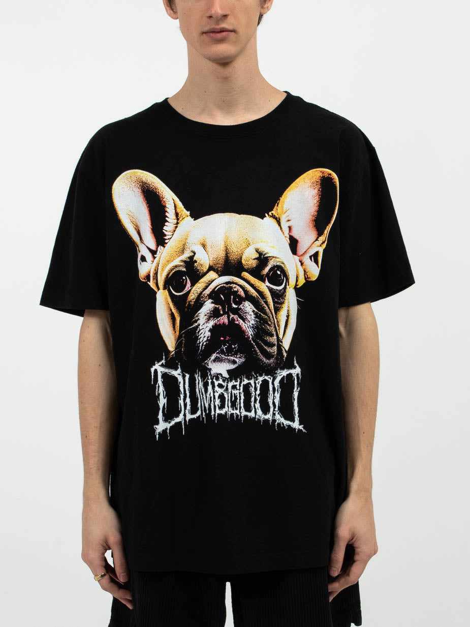 Frenchie Black Tee | Official Apparel & Accessories | Dumbgood™ – DUMBGOOD