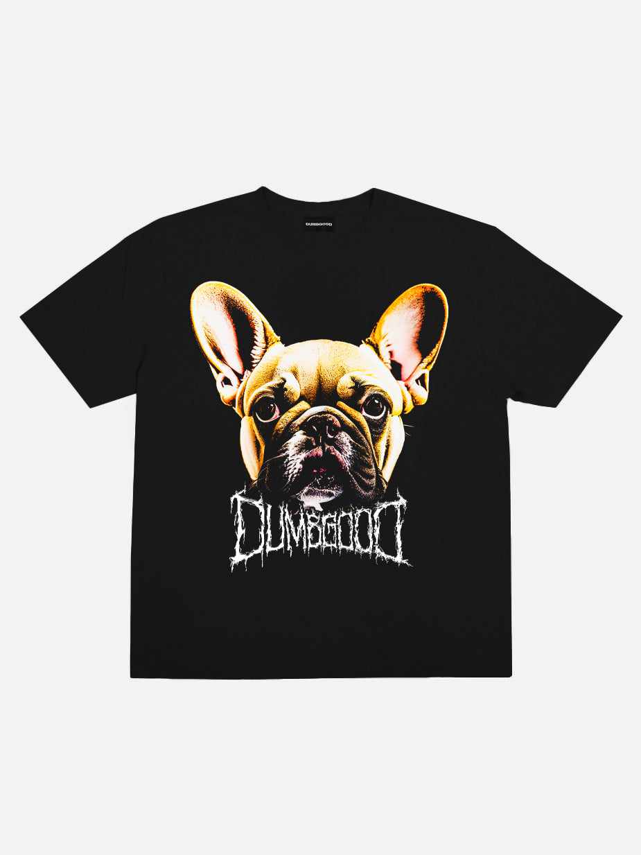 Frenchie Black Tee | Official Apparel & Accessories | Dumbgood™ – DUMBGOOD