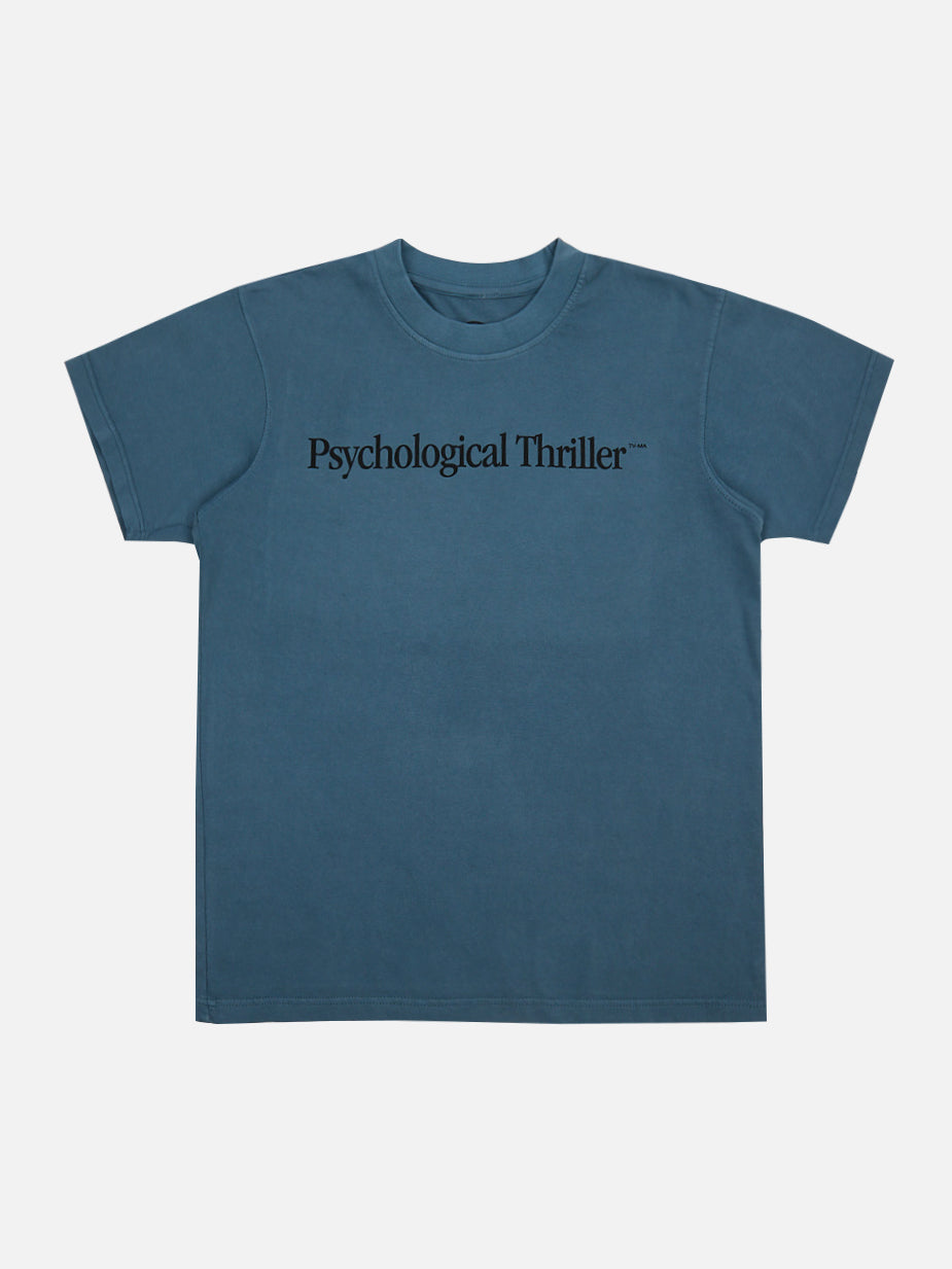 Psychological Thriller Blue Tee