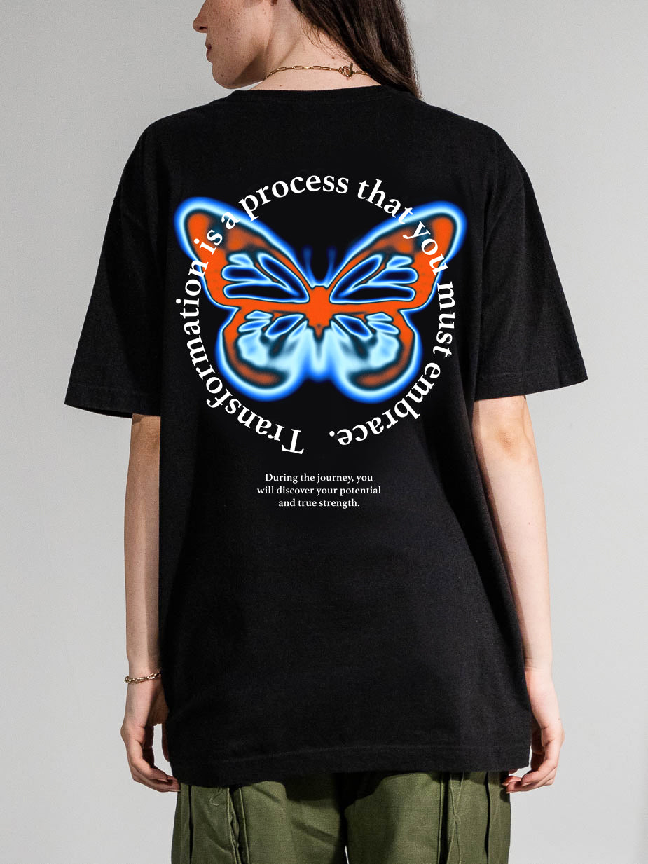 Metamorphosis Black Tee