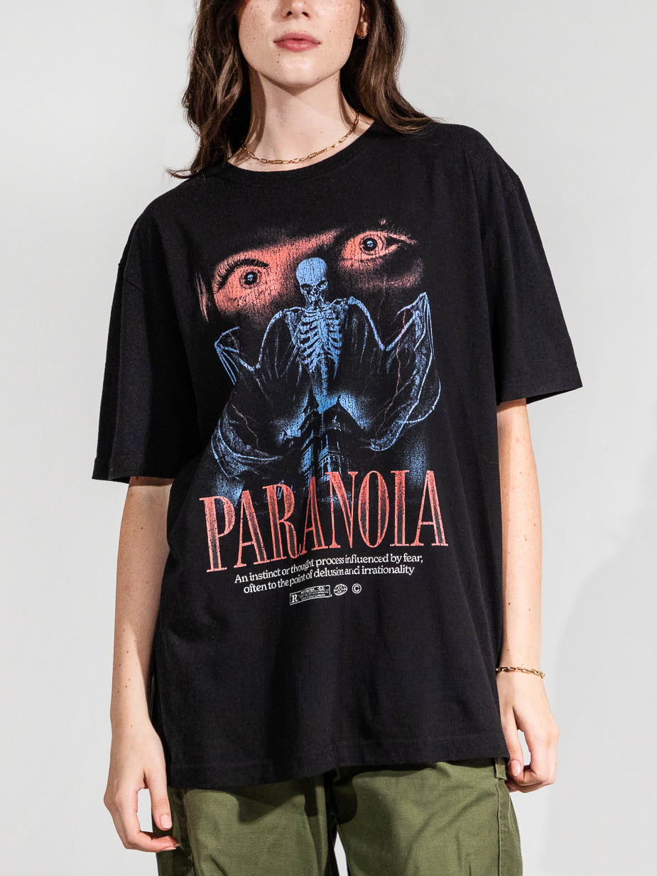 Paranoia Black Tee