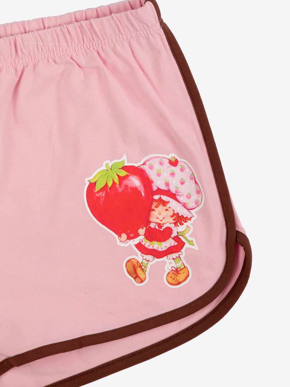Strawberry Shortcake Pink Lounge Shorts | Official Apparel