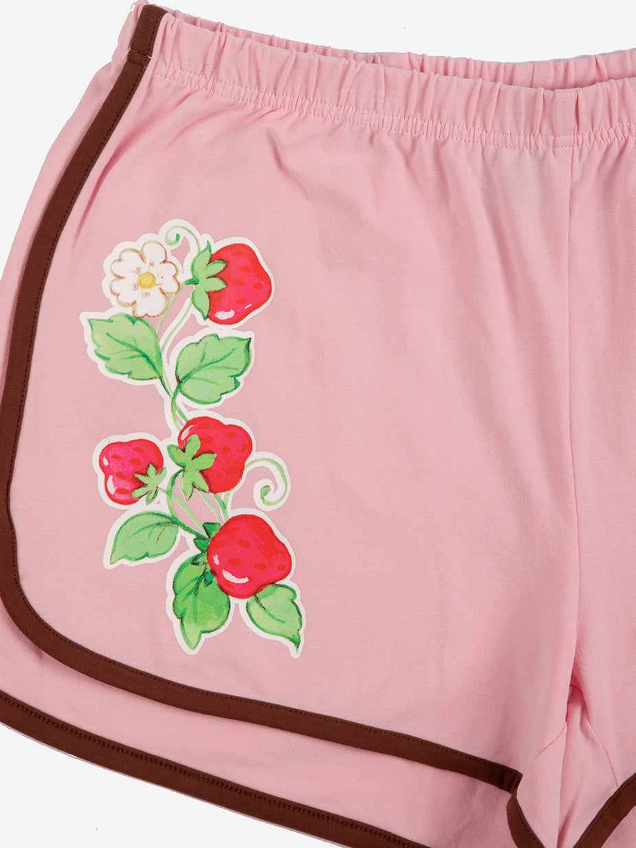 Strawberry Shortcake Pink Lounge Shorts | Official Apparel
