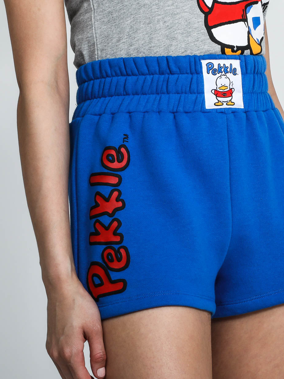 Pekkle Puff Print Blue Boxing Shorts