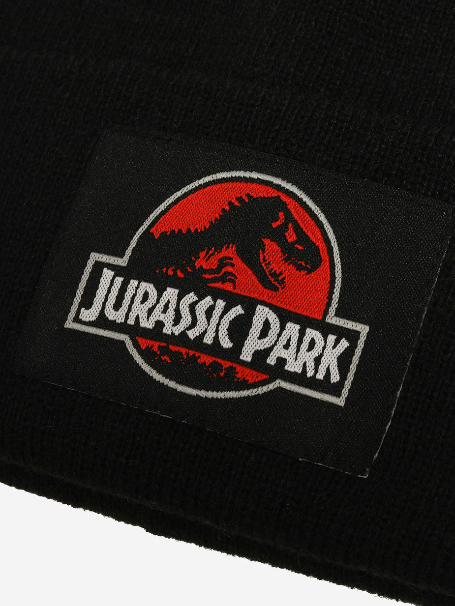 Jurassic Park Black Beanie | Official Apparel & Accessories | Dumbgood™ –  DUMBGOOD