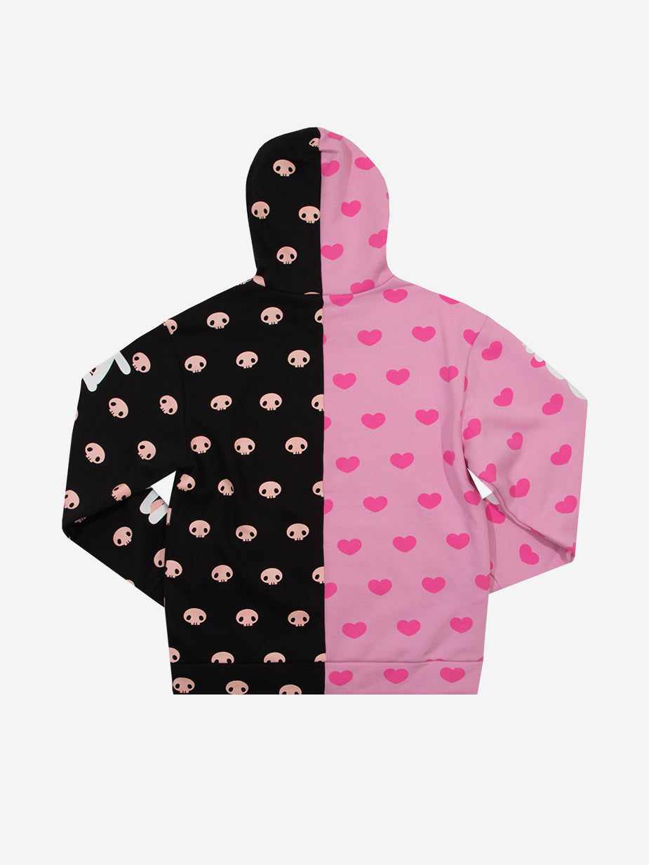 My melody and kuromi split hoodie sale