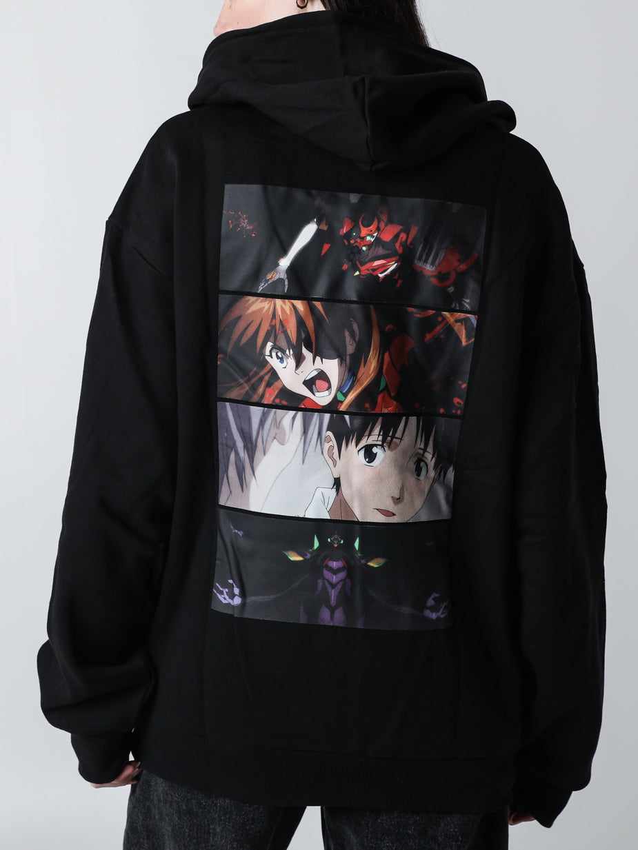 Dumbgood X Neon Genesis Evangelion sold Anime Hoodie Size Large