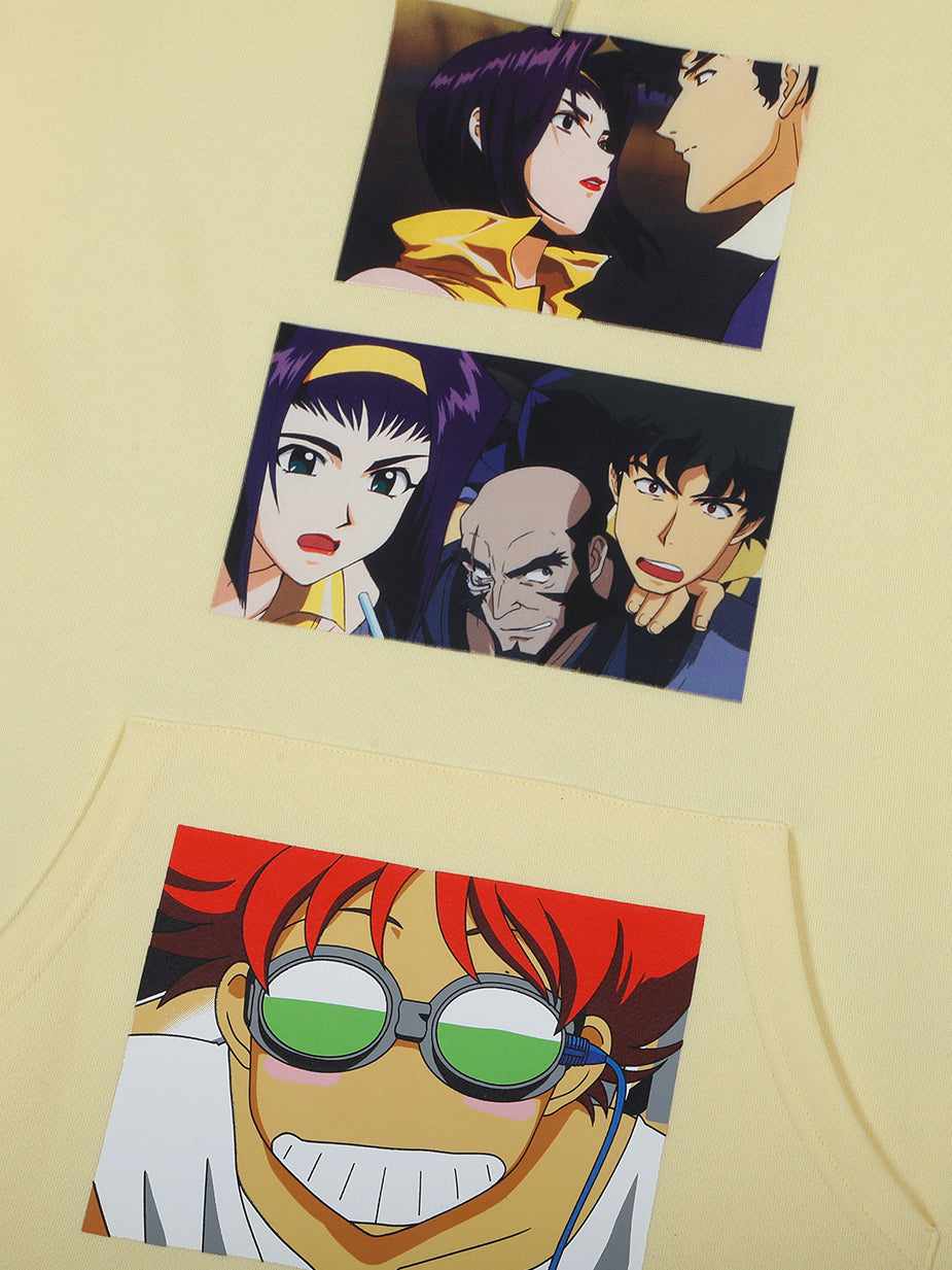 Cowboy Bebop Crew Yellow Hoodie