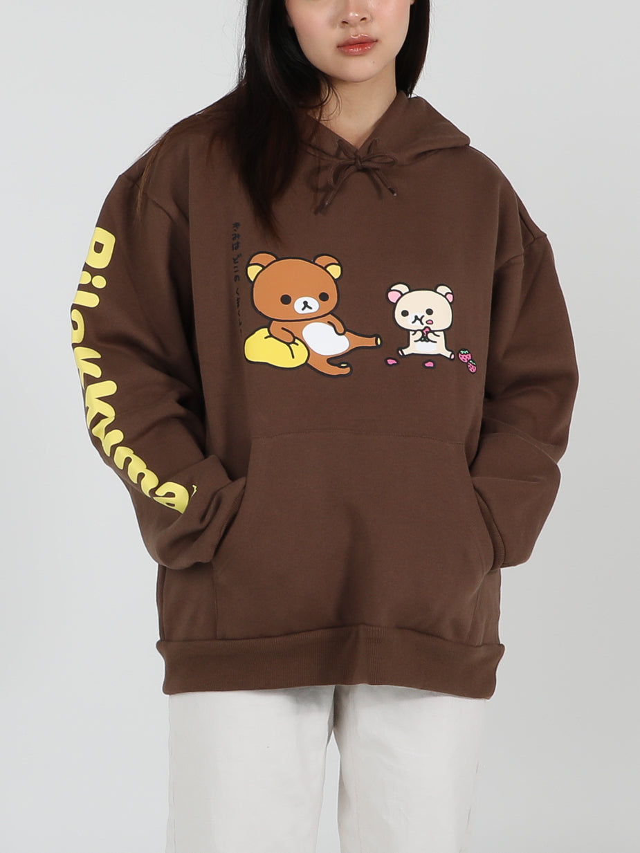 Puff Print Strawberries Hoodie
