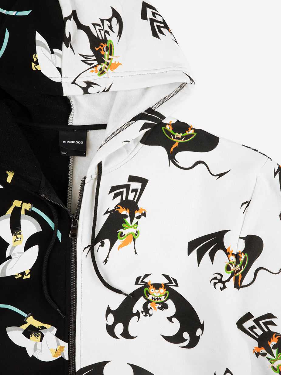 Samurai Jack Split Zip Hoodie| Official Apparel & Accessories