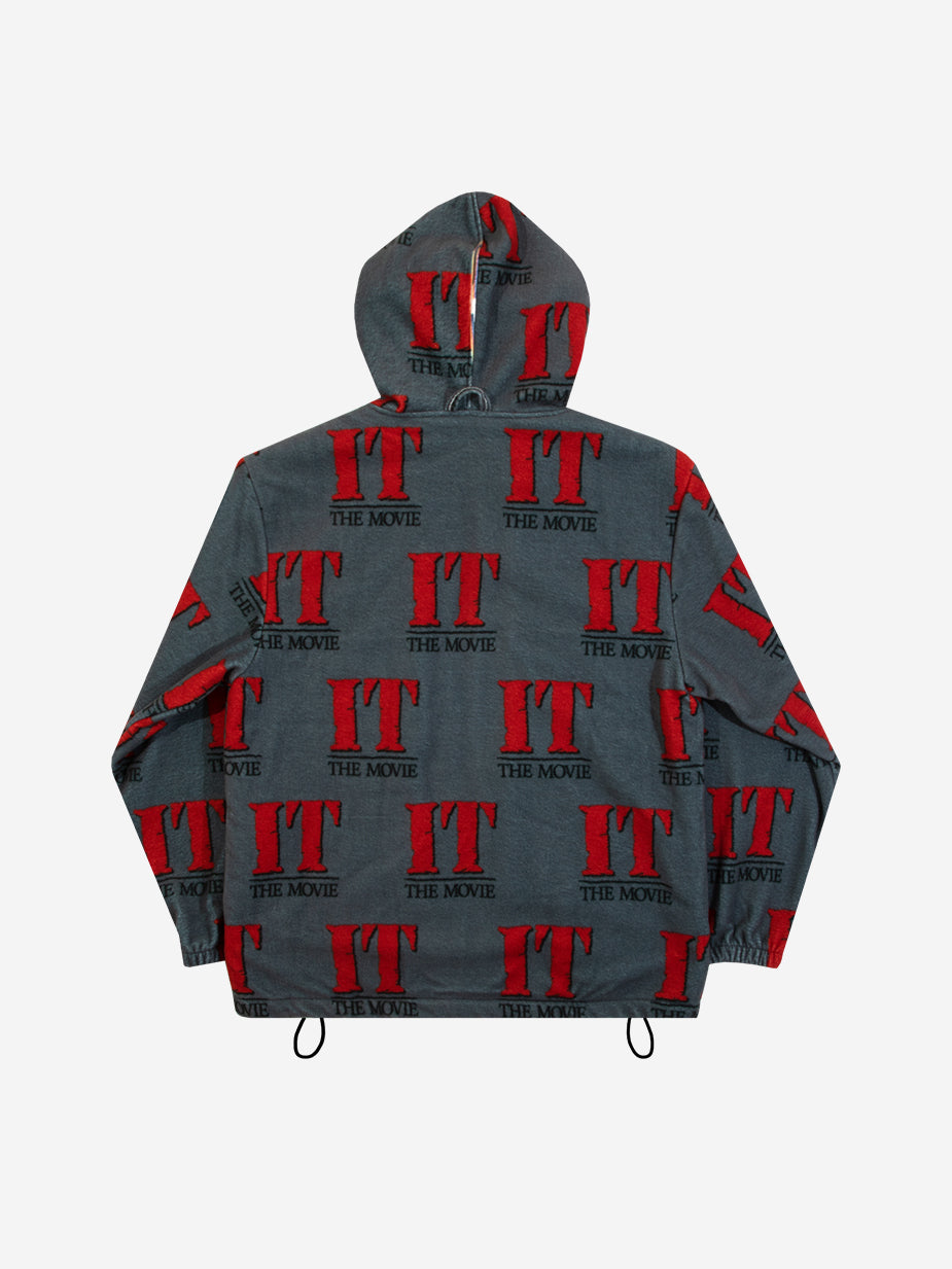 Repeat Logo Zip Up Polar Fleece Hoodie