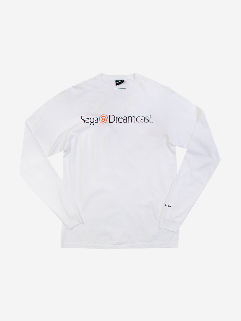 Dreamcast Logo White Long Sleeve
