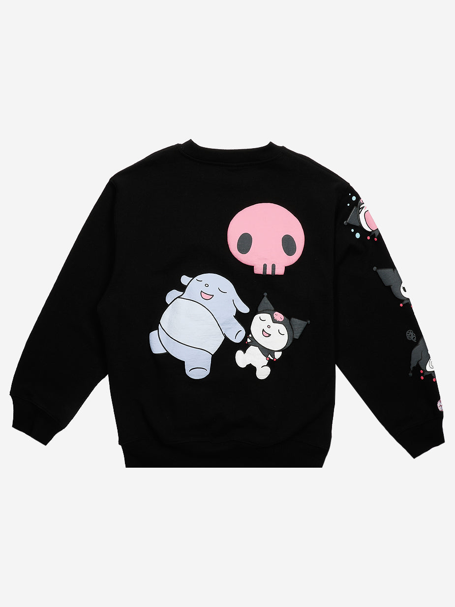 Pastel Goth Kuromi Crewneck Sweater Sweatshirt Cute Kawaii DDLG