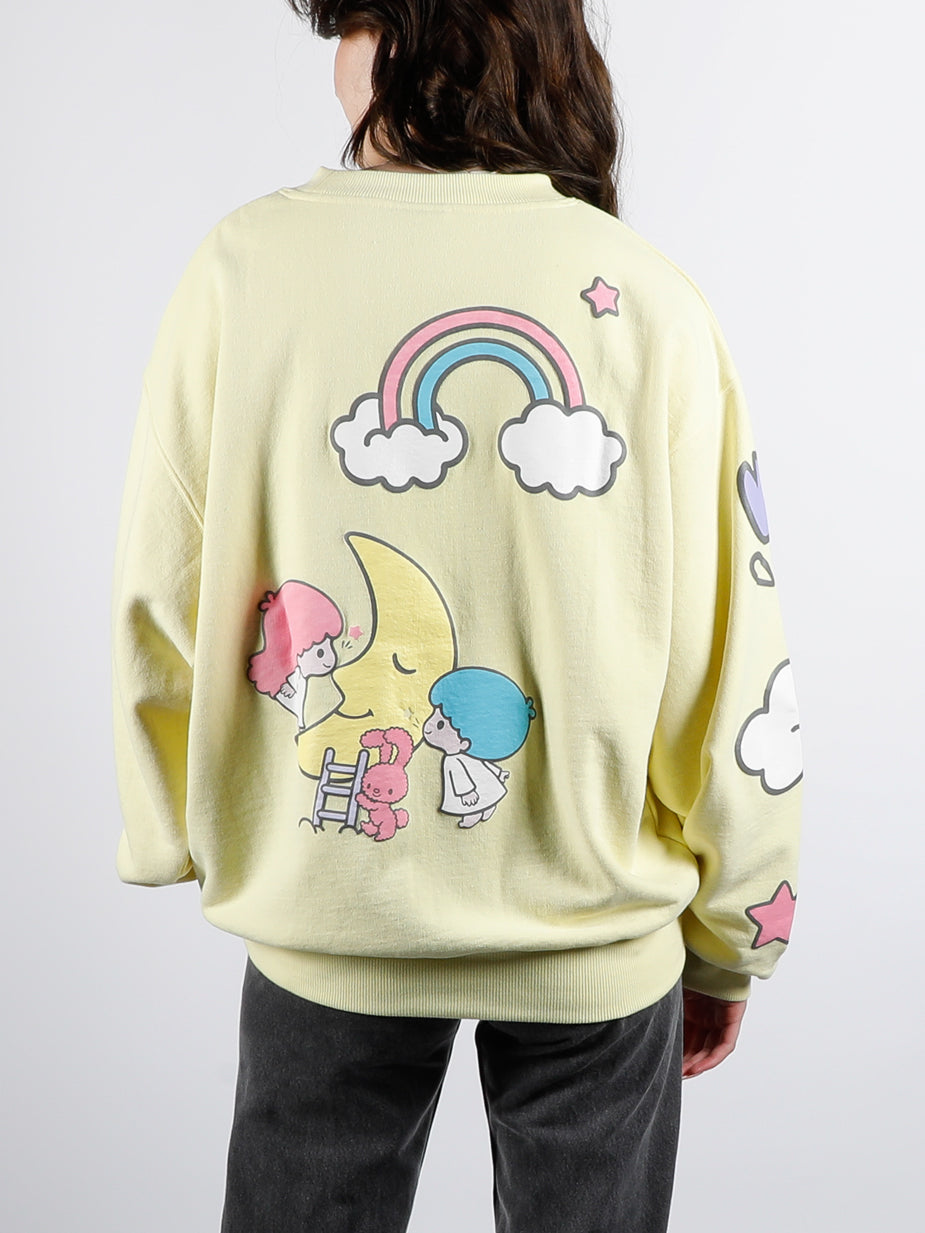 Sweatshirt Neck – Accessories Little Puff Dumbgood™ | Print DUMBGOOD Apparel Sanrio & Stars Crew | Twin Official
