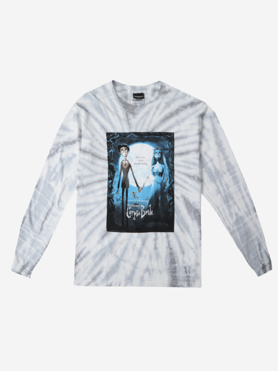 Corpse Bride Poster Tie Dye Long Sleeve