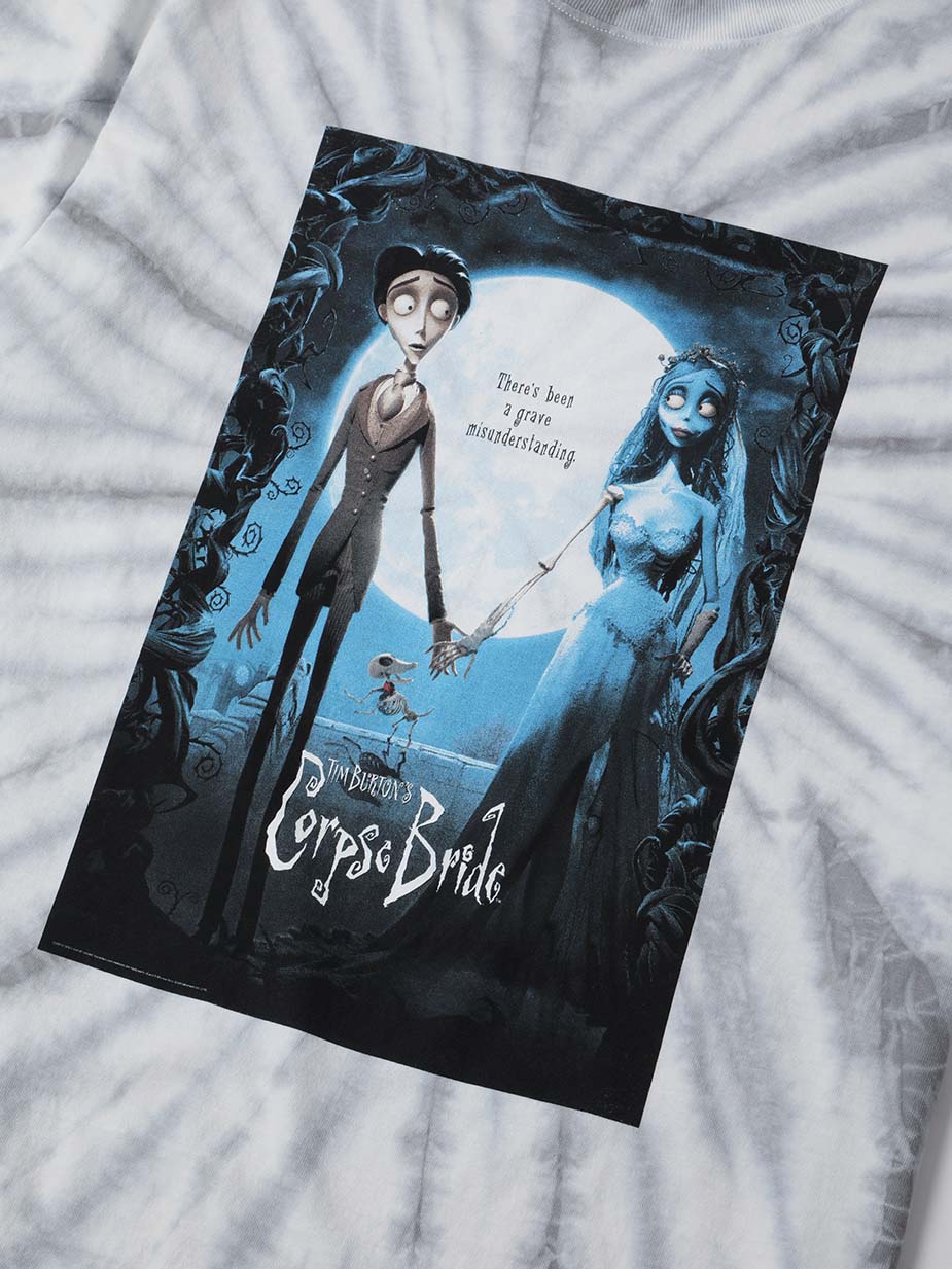 Corpse Bride Poster Tie Dye Long Sleeve