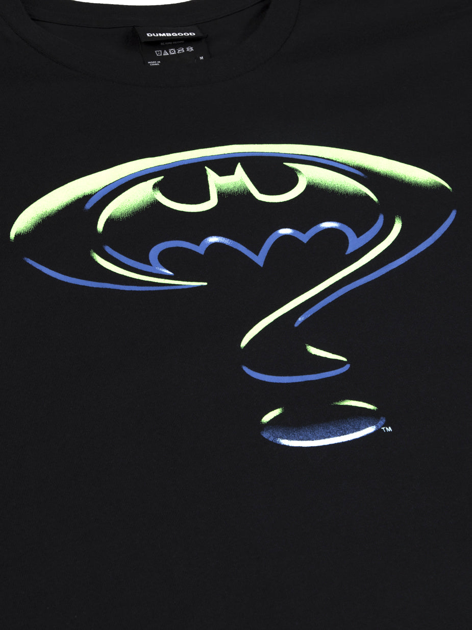 Riddler and Batman Logo Tie Dye Long Sleeve