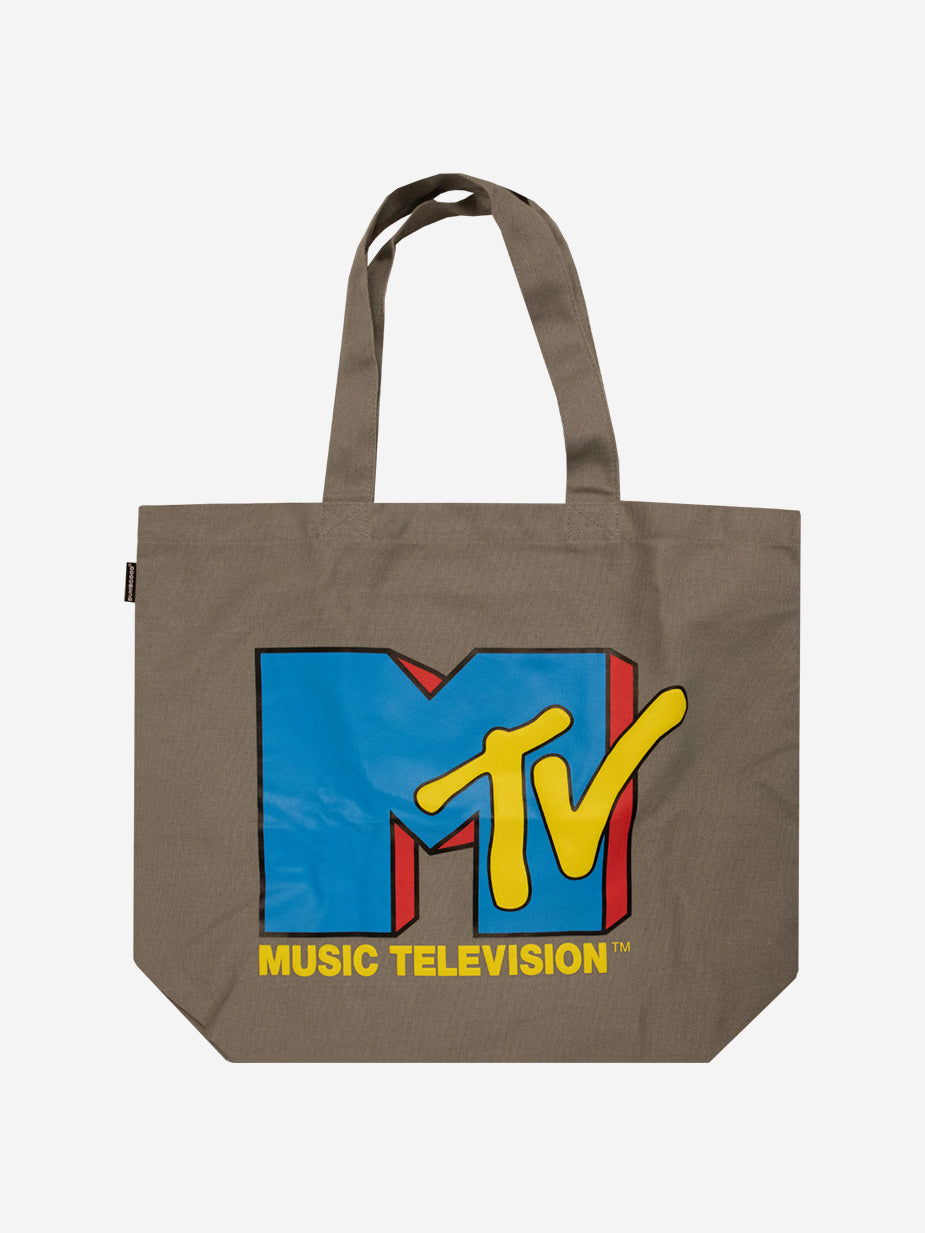 Logo Grey Tote Bag